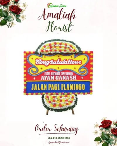 Bunga Papan Congratulation di Tirtajaya